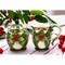 Holly Sugar and Creamer Home Decoration Gift Interior Decor Ornament Figurines